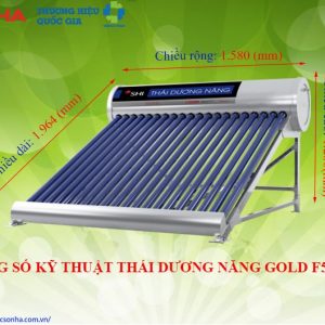 Thong So Ky Thuat Thai Duong Nang Gold F58 180 Min