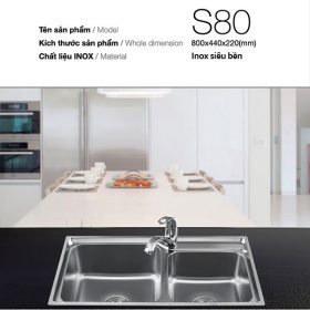 Ảnh minh hoạ chậu rửa S80