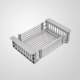 Khay inox co giãn đa dụng cho chậu rửa bát
