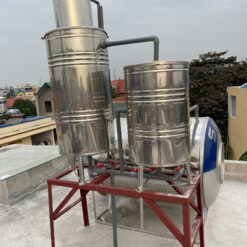 Bộ lọc giếng khoan 2 cột  inox 304
