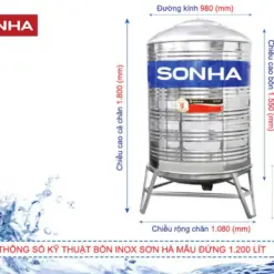 Bon Nuoc Son Ha 1200l Shd1200