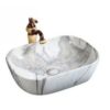 Chậu rửa mặt lavabo Bancoot L61_GH Giả đá - Dương bàn