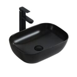 Chậu rửa mặt lavabo Bancoot L61_MB màu đen dương bàn