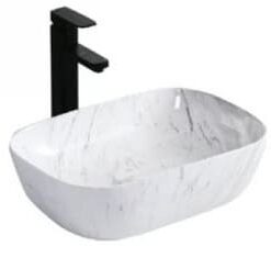 Chậu rửa mặt lavabo Bancoot L61_XA Giả đá - Dương bàn