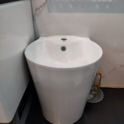 Chậu rửa mặt lavabo Bancoot L26 Liền chân - Dày