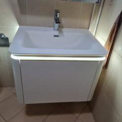 Bộ Tủ gương, chậu, vòi phòng tắm cảm biến cao cấp