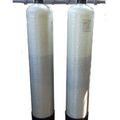 Bộ lọc 2 cột F250 xử lý cặn bẩn và Canxi Composite ống nhiệt - van cơ