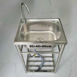 Bộ sản phẩm Chậu rửa bát 1 hố - 1 vòi - có chân
