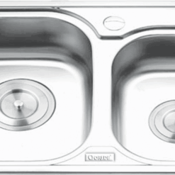 Chậu rửa bát inox Gorlde GD 5502 (68x44) 2 hố lệch