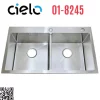 Chậu Rửa Bát Đúc Cielo CE01-8245 Âm 2 hố cân