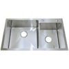 Chậu Rửa bát đúc Cielo 2 hố lệch 7843 (780 x 430 x 230mm)