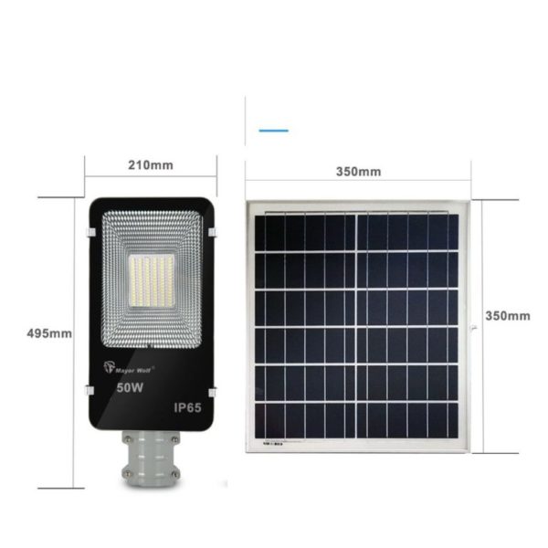 Đèn đường năng lượng mặt trời Mayor Wolf LY-TYN004 50W - Hình ảnh 7
