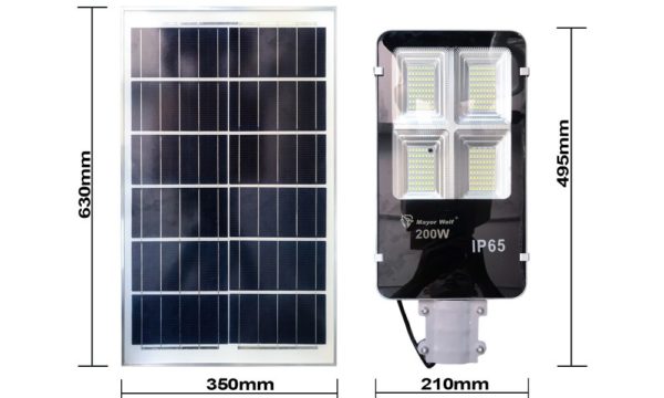 Đèn đường năng lượng mặt trời Mayor Wolf LY-TYN004 200W - Hình ảnh 5