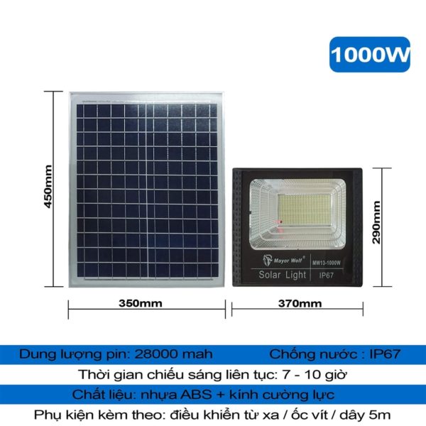 Đèn pha thông dụng thị trường MW13-1000W - Hình ảnh 2