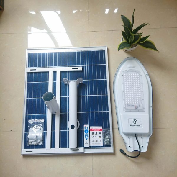 Đèn Công trình cao áp Năng lượng mặt trời 80W - Phi thuyền