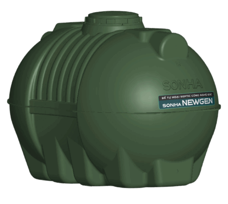 Bể Tự Hoại Sơn Hà NEWGEN 1000L Ngang – Đúc Nguyên Khối