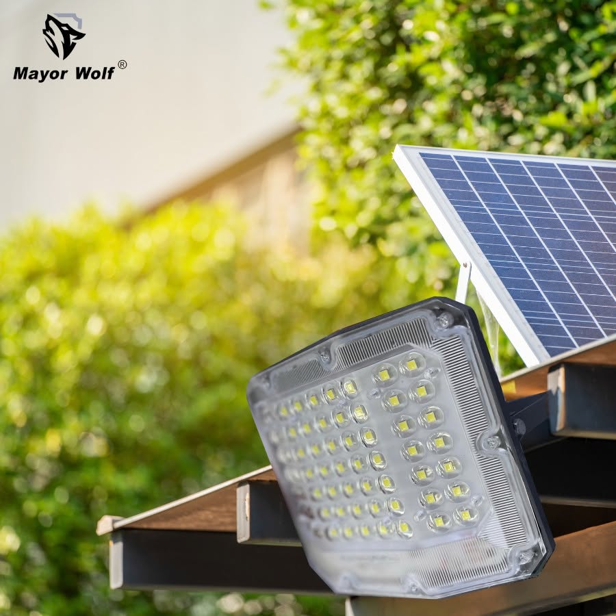 Đèn Pha Năng Lượng Mặt Trời 800W Mayor Wolf Mắt Ngọc - Ảnh 4